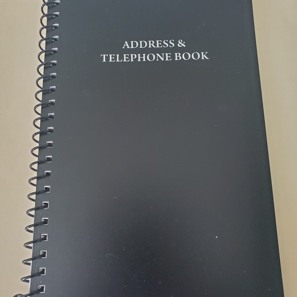 Black Address & Telephone Book